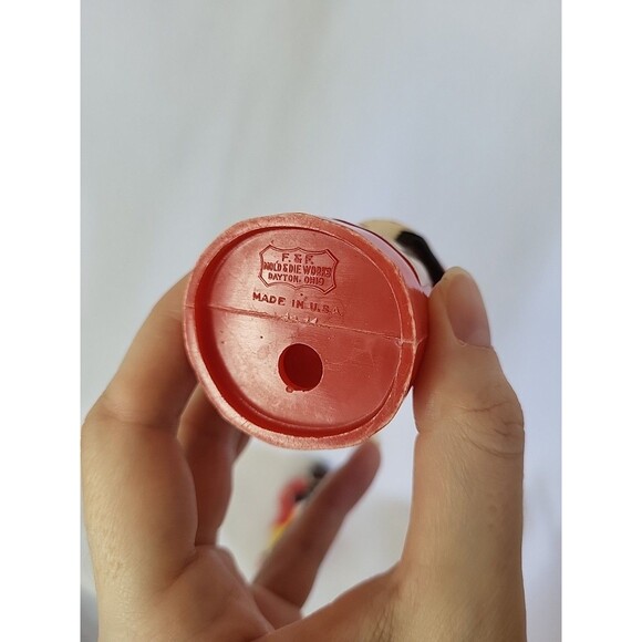 Vintage Americana Jemima Moses Salt Pepper Shakers F&F Plastic See* - Picture 7 of 11